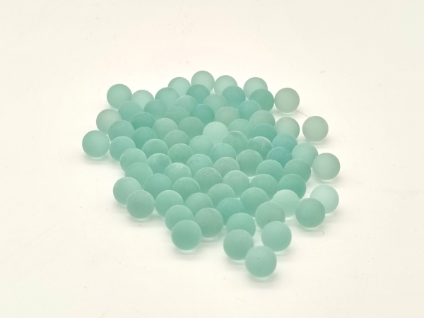 Clear, light blue, frosted 9mm